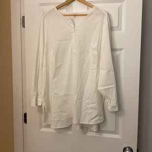 J Jill white tunic blouse